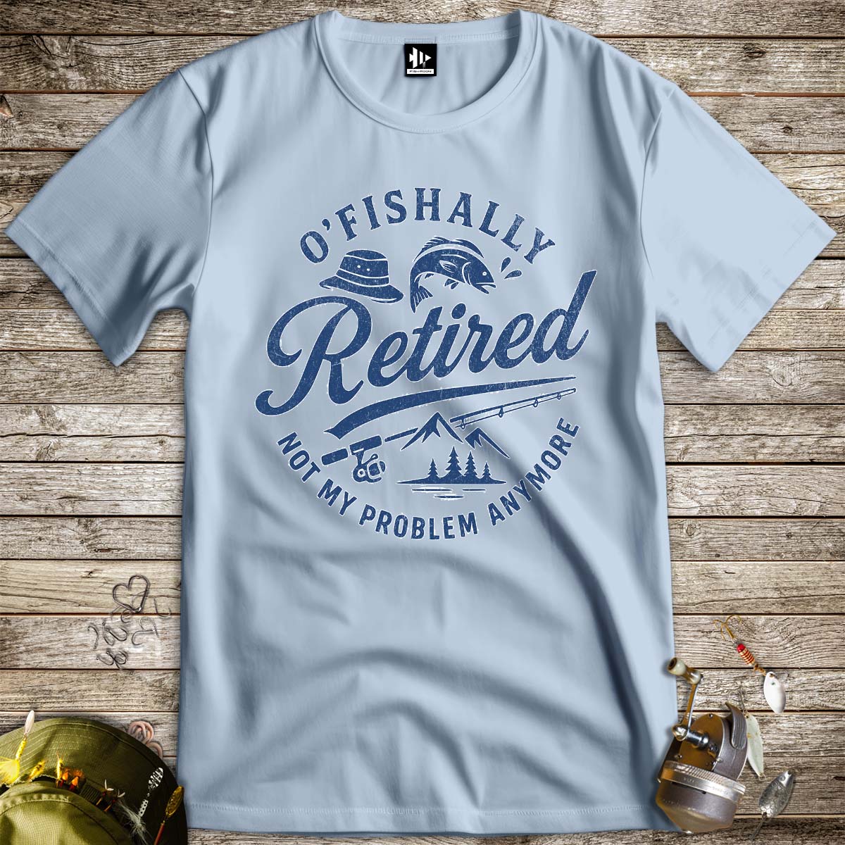 O'Fishally Retired Tee - FISH - ROOM LLC