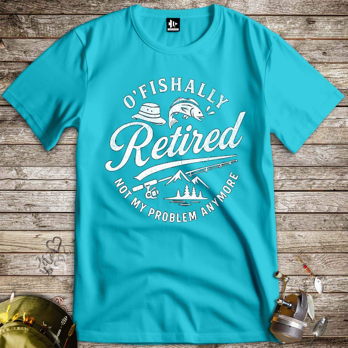O'Fishally Retired Tee - FISH - ROOM LLC