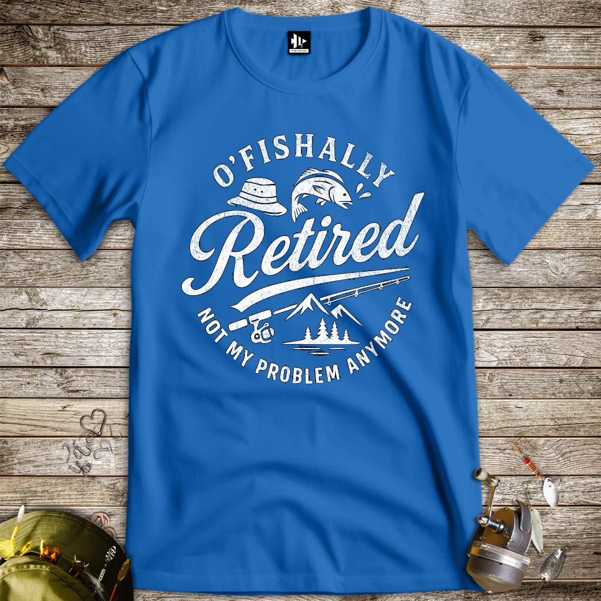 O'Fishally Retired Tee - FISH - ROOM LLC