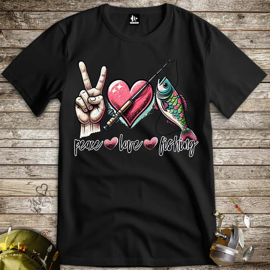 Peace Love Fishing Tee - FISH - ROOM LLC
