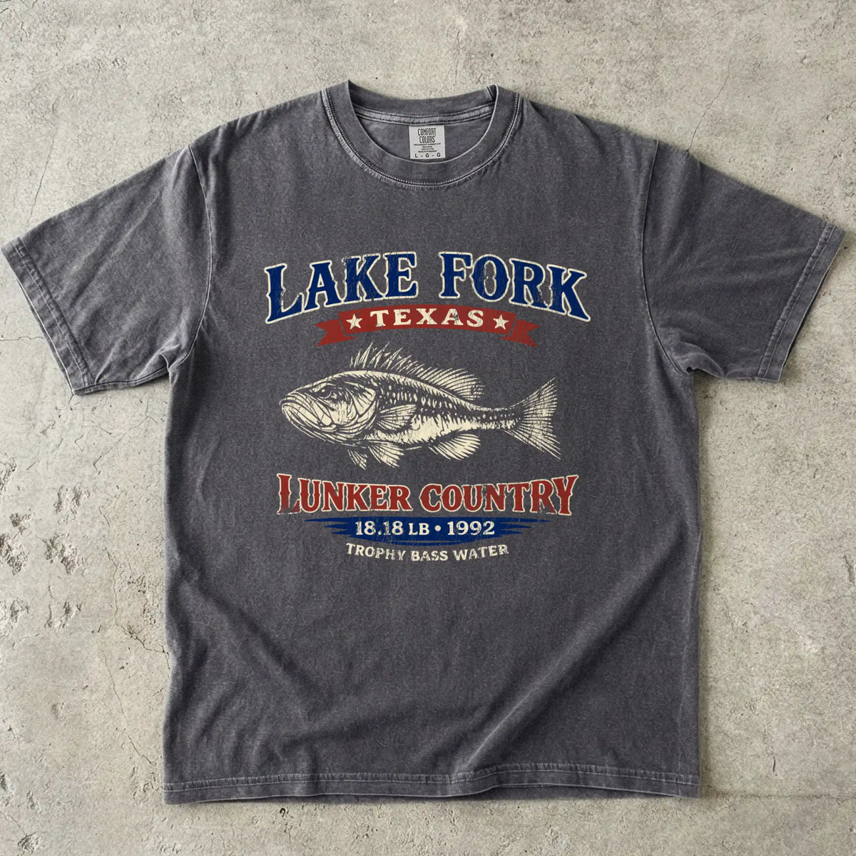 Pepper, Lake Fork Record Bass Tee – fish-room
