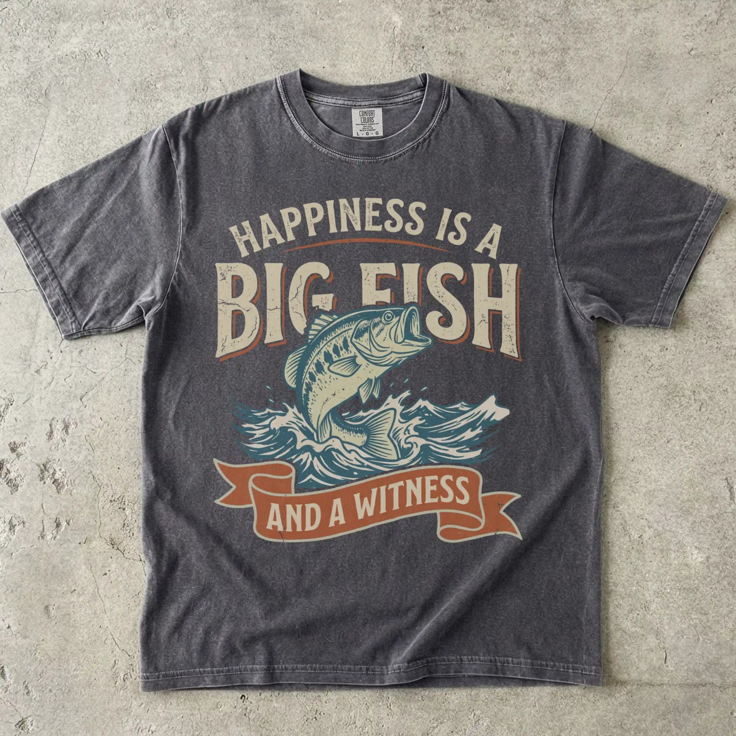 Happiness Is A Big Fish Tee