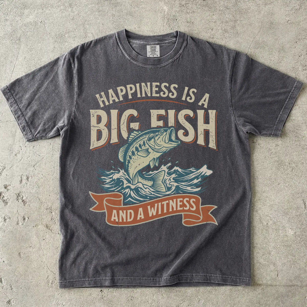 Pepper, Happiness Is A Big Fish Tee – fish-room