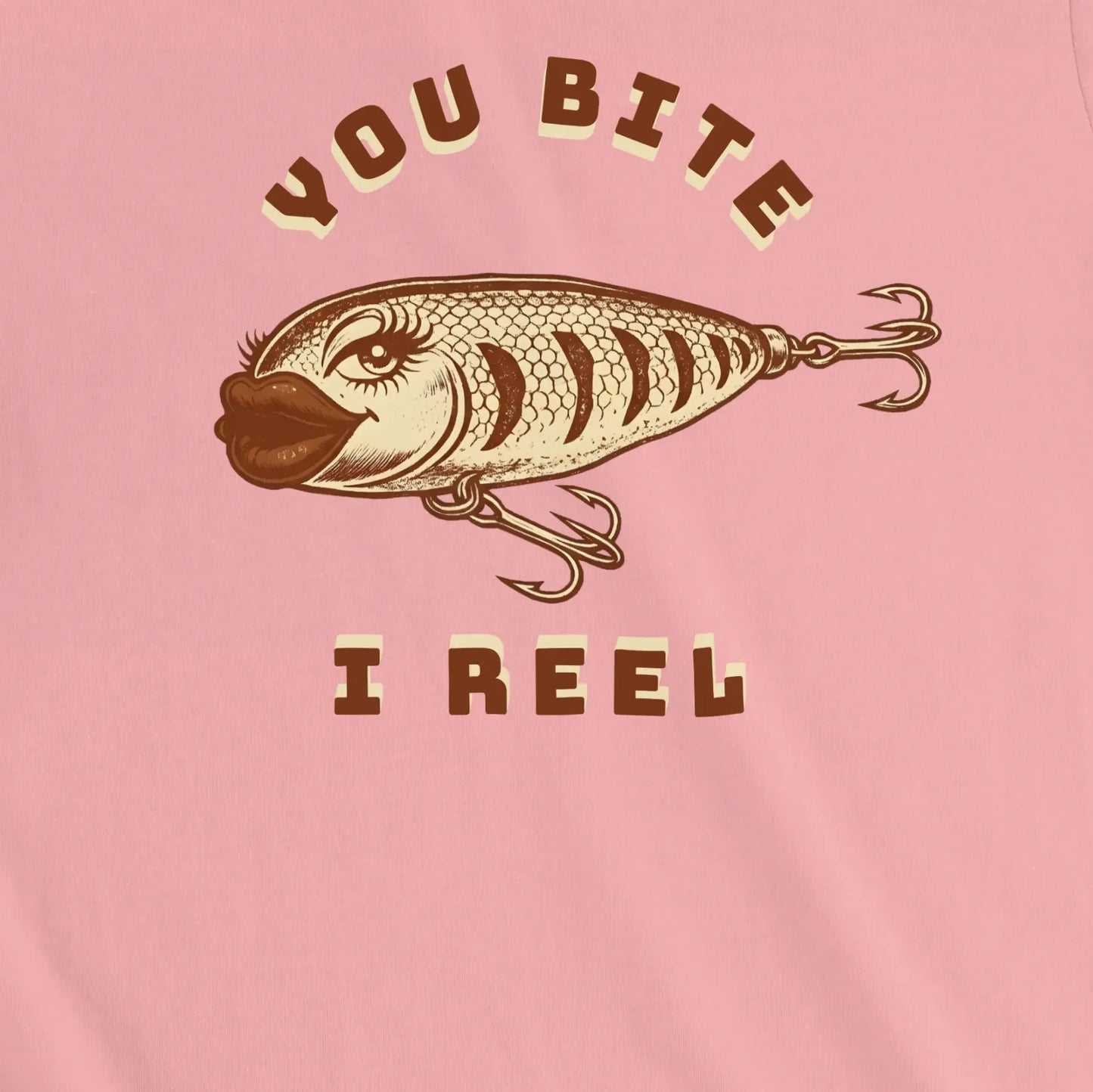 Pink, You Bite I Reel Ladies’ Tee – fish-room