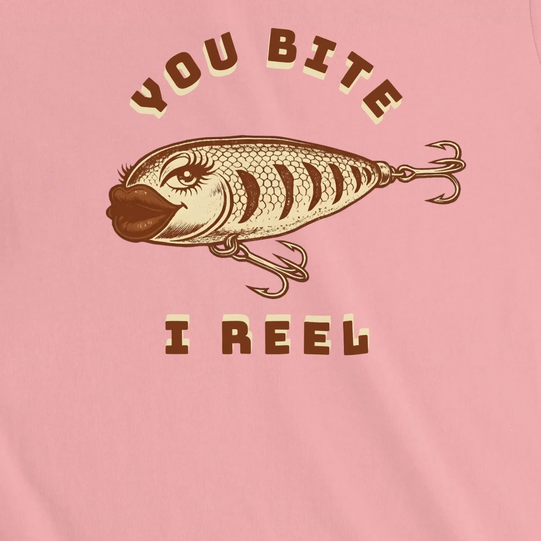 Pink, You Bite I Reel Ladies’ Tee – fish-room