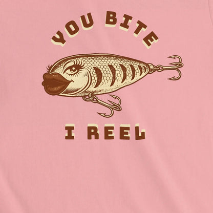 Pink, You Bite I Reel Ladies’ Tee – fish-room