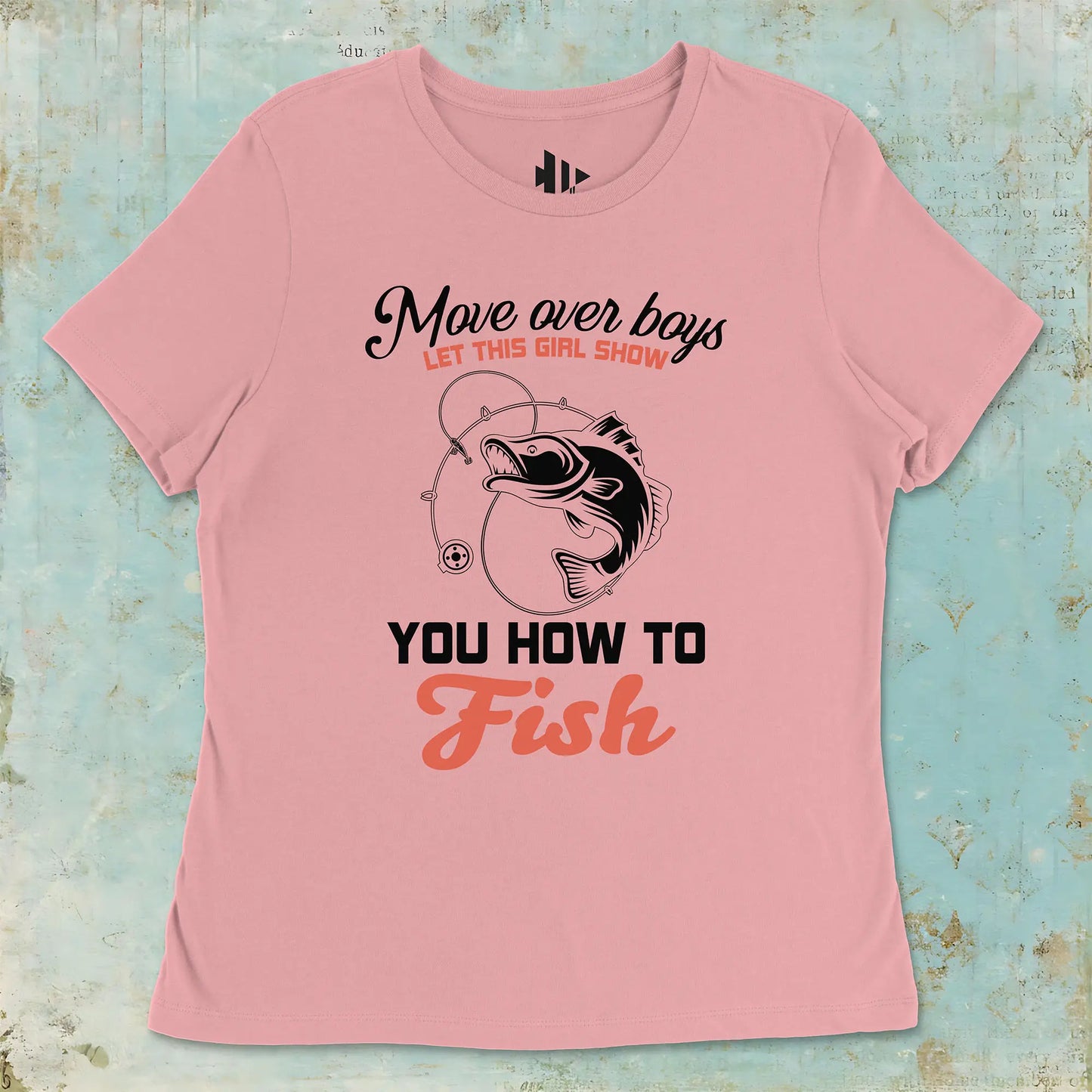 Pink, Move Over Boys Ladies’ Tee – fish-room