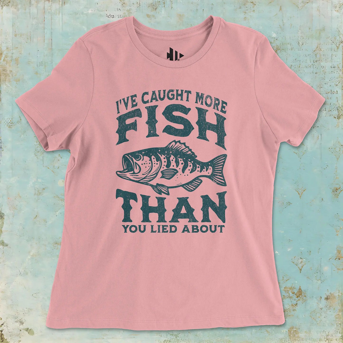 Pink, I've Caught More Fish Ladies’ Tee – fish-room
