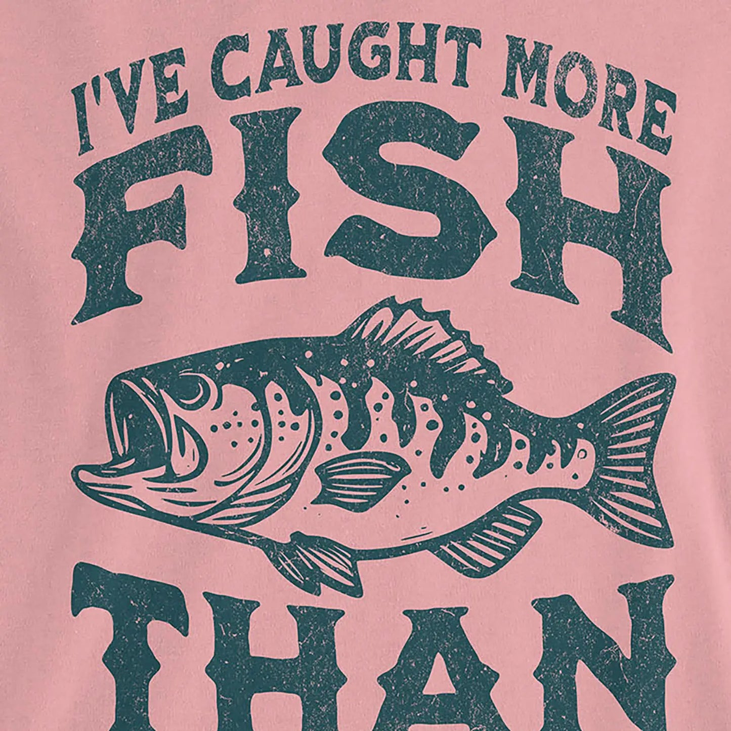 Pink, I've Caught More Fish Ladies’ Tee – fish-room
