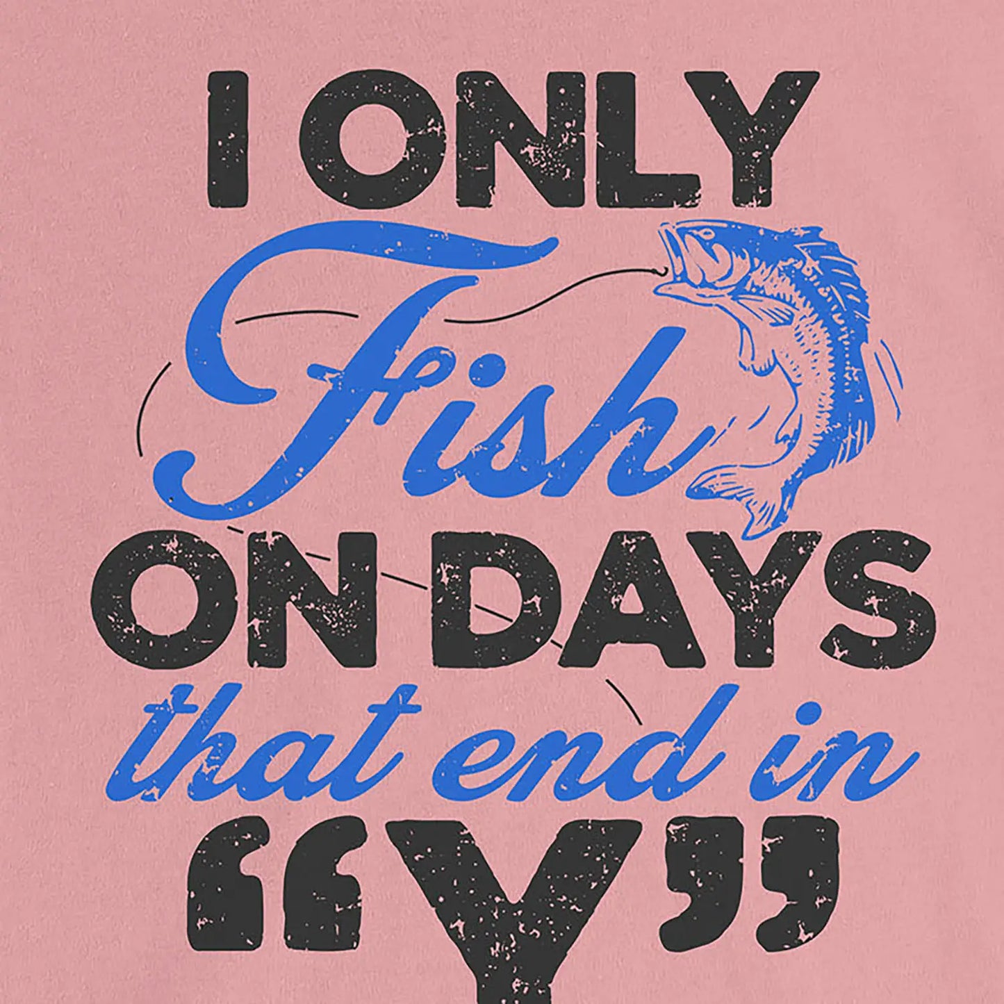 Pink, ‘Y’-Day Fishing Ladies’ Tee – fish-room