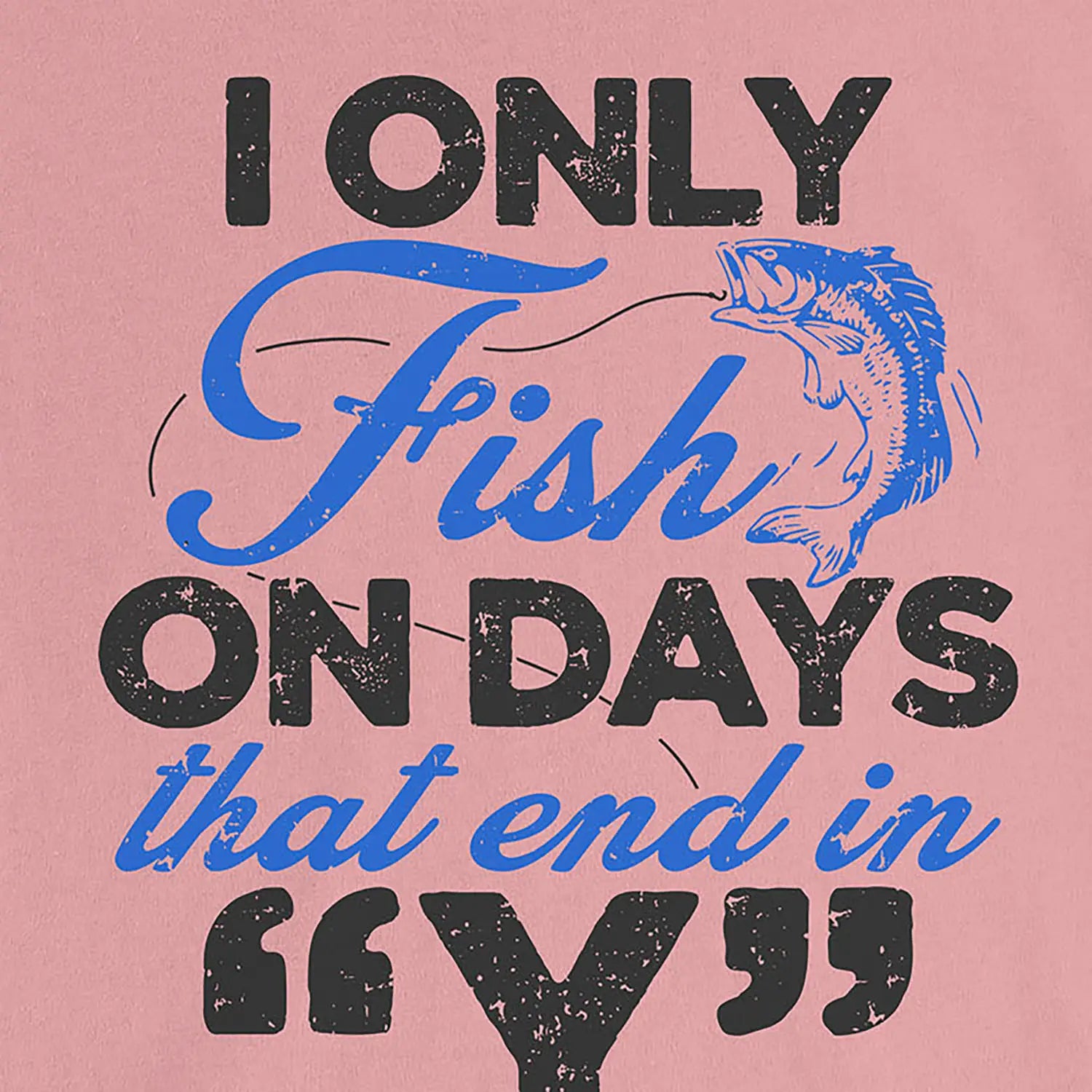 Pink, ‘Y’-Day Fishing Ladies’ Tee – fish-room