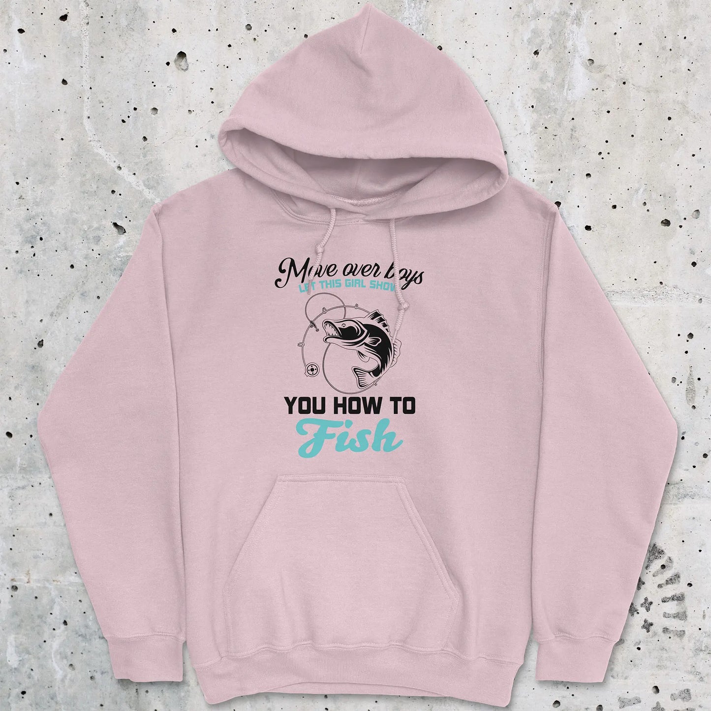 Light Pink, Move Over Boys! Hoodie – fish-room