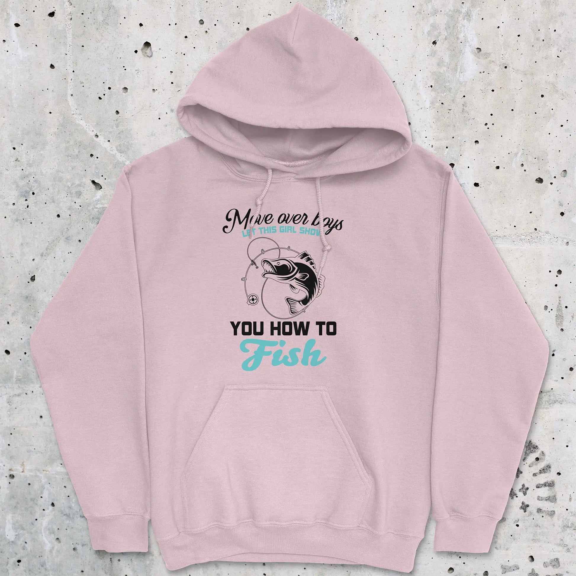 Light Pink, Move Over Boys! Hoodie – fish-room