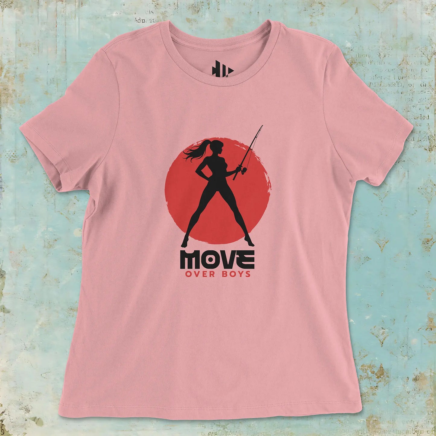 Pink, Move Over Boys Ladies’ Tee – fish-room