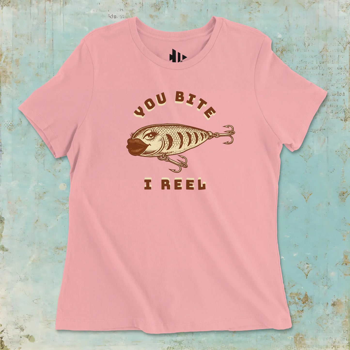 Pink, You Bite I Reel Ladies’ Tee – fish-room