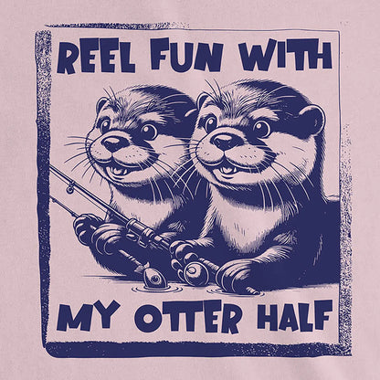 Pink, Reel Fun with My Otter Half  Women Tee – fish-room