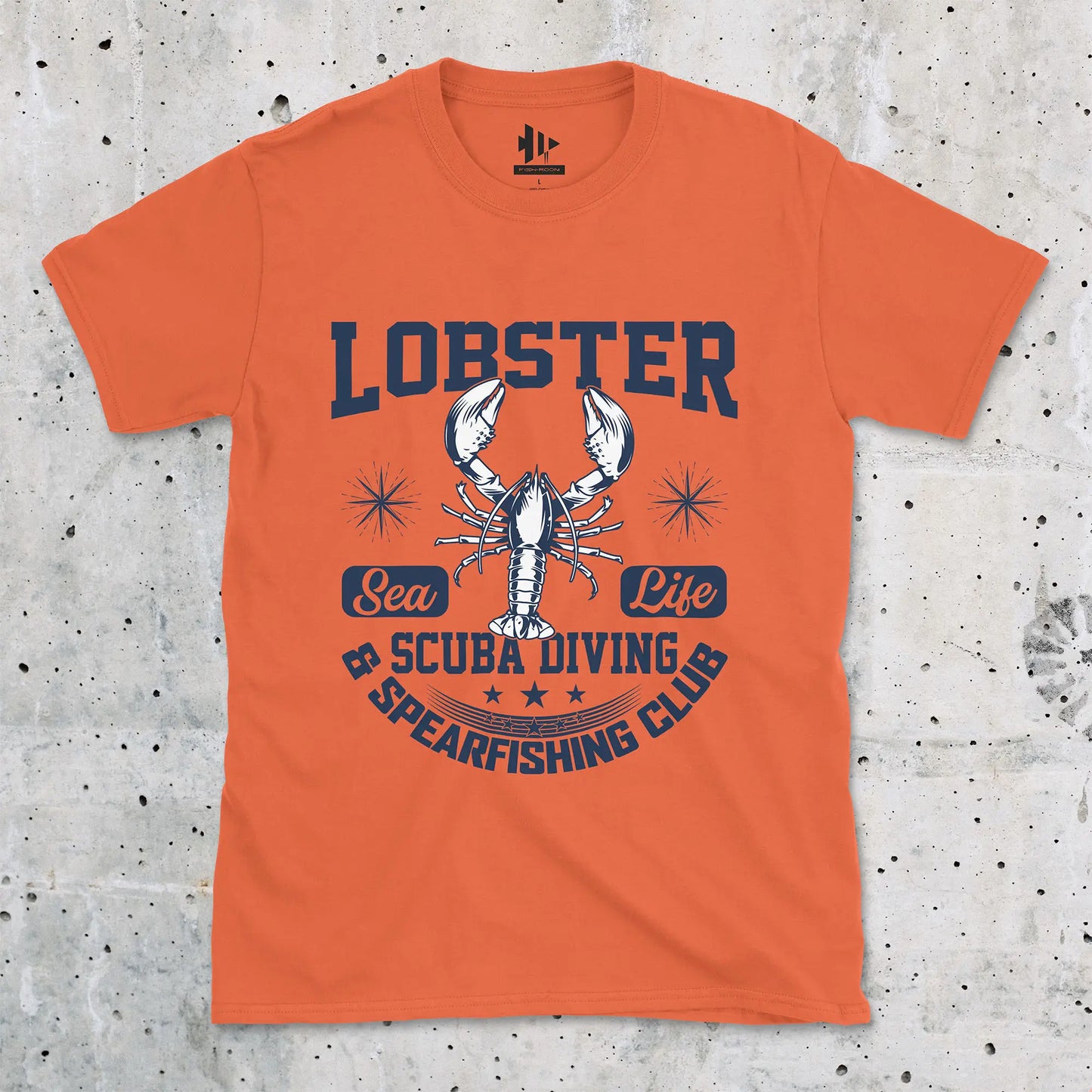 Orange, Lobster Sea Fishing Tee – fish-room