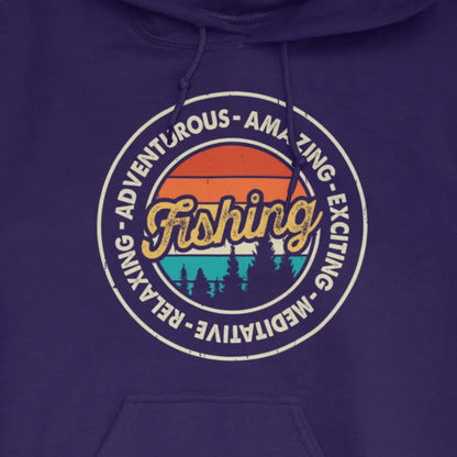 Purple, Adventurous Fishing Hoodie – fish-room