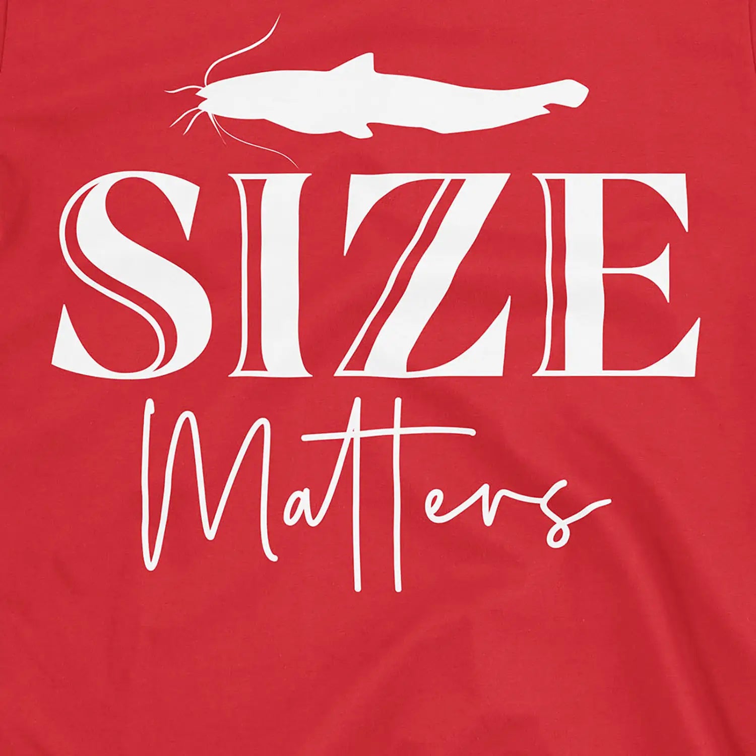 Red, Size Matters Tee – fish-room