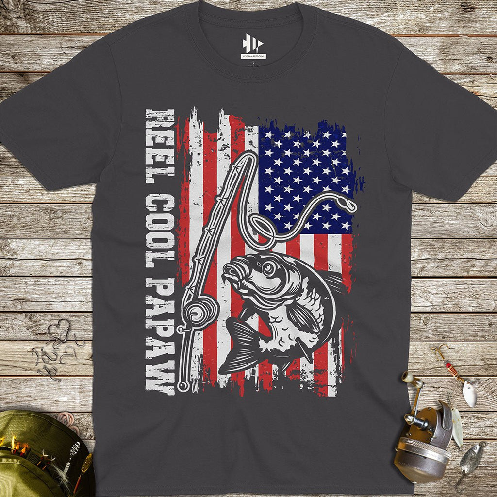 Reel Cool Papaw Tee - FISH - ROOM LLC