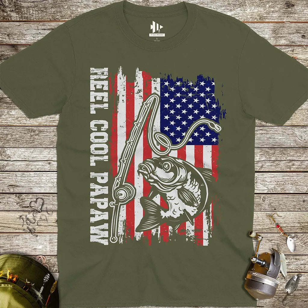 Reel Cool Papaw Tee - FISH - ROOM LLC