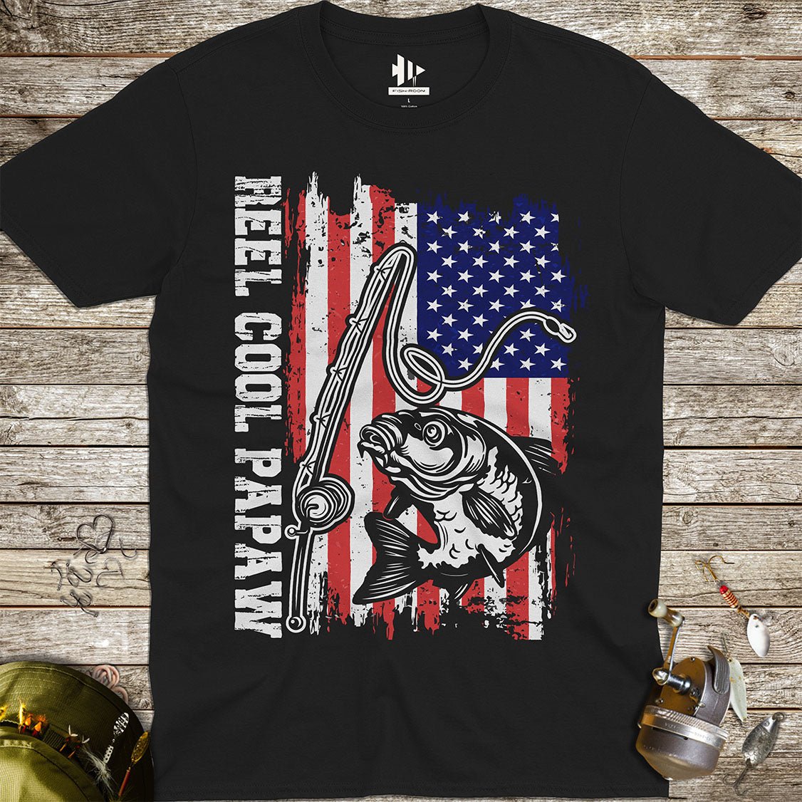 Reel Cool Papaw Tee - FISH - ROOM LLC