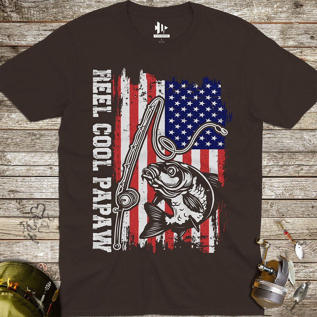Reel Cool Papaw Tee - FISH - ROOM LLC