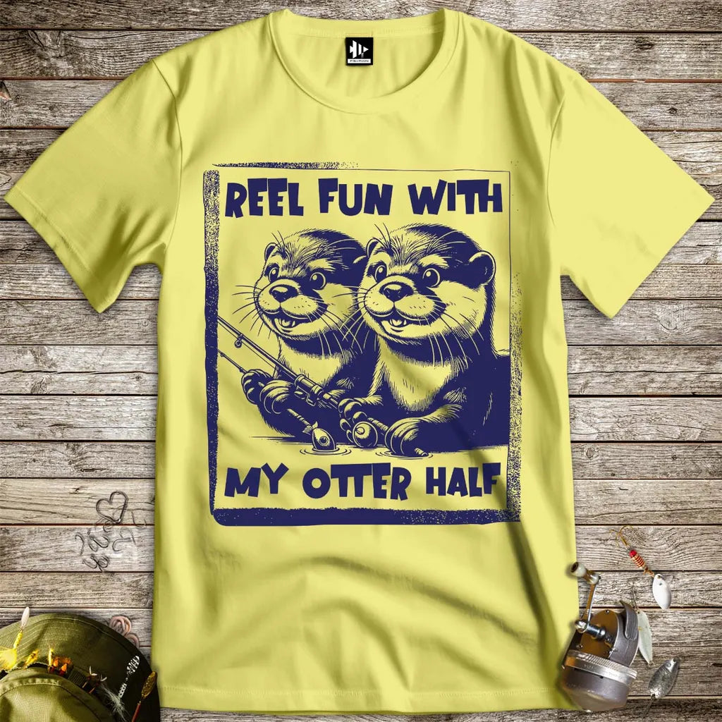 Reel Fun with My Otter Half Tee - FISH - ROOM LLC