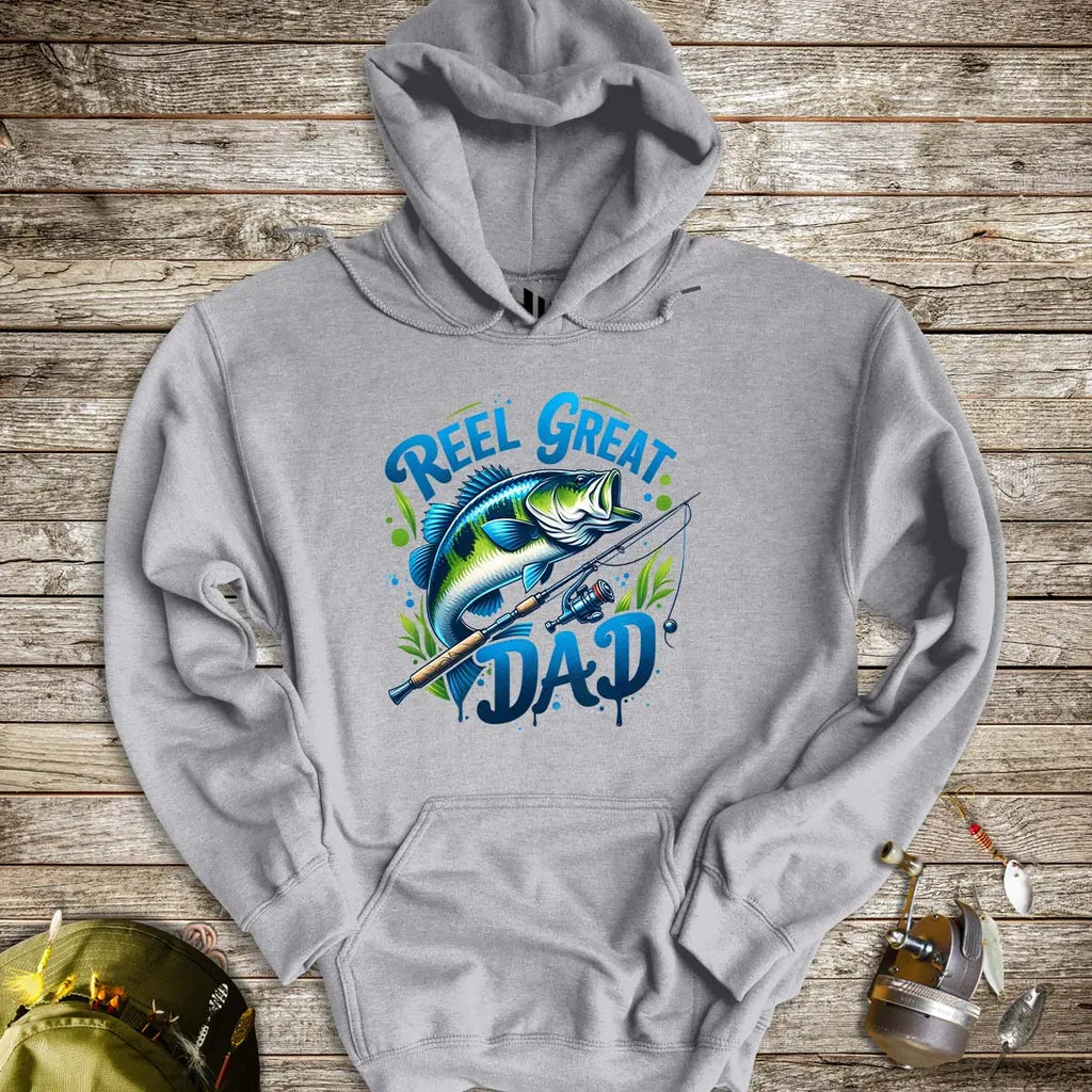 Reel Great Dad Hoodie - FISH - ROOM LLC