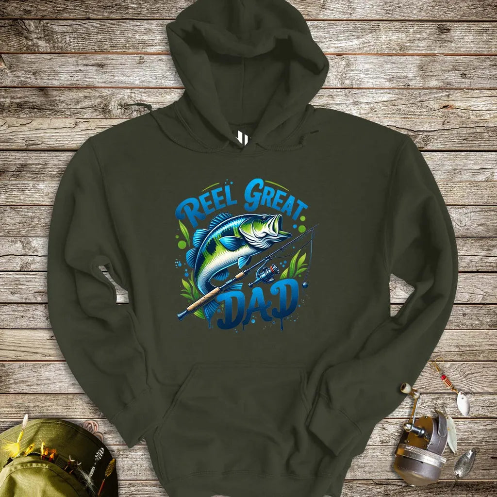 Reel Great Dad Hoodie - FISH - ROOM LLC