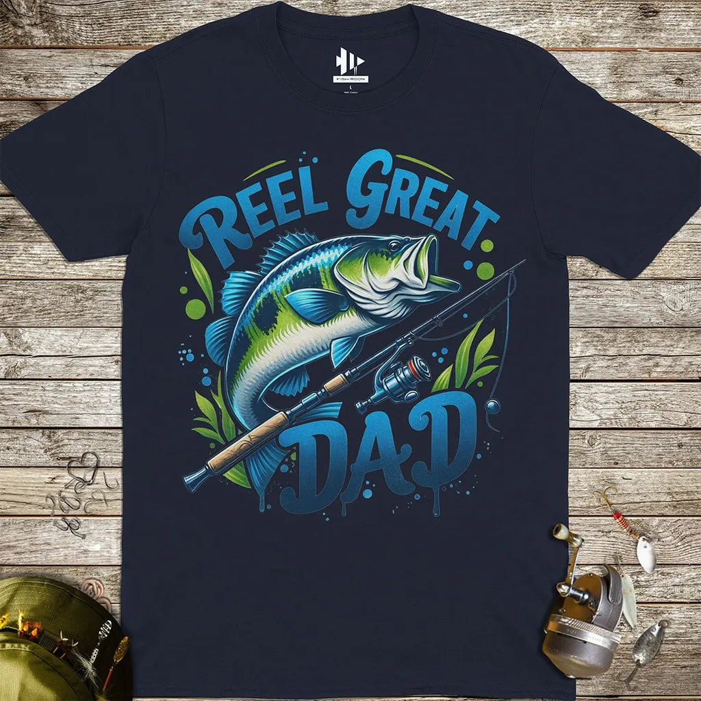 Reel Great Dad Tee - FISH - ROOM LLC