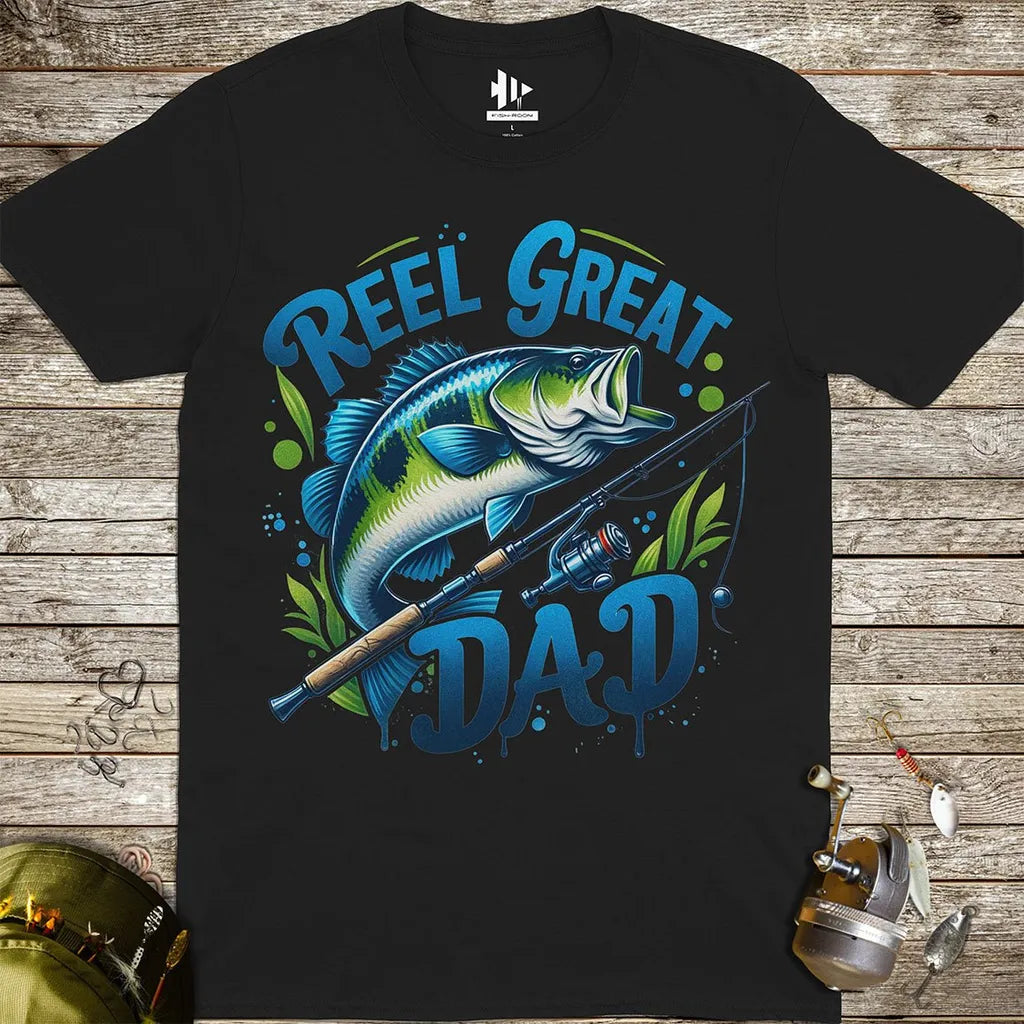 Reel Great Dad Tee - FISH - ROOM LLC