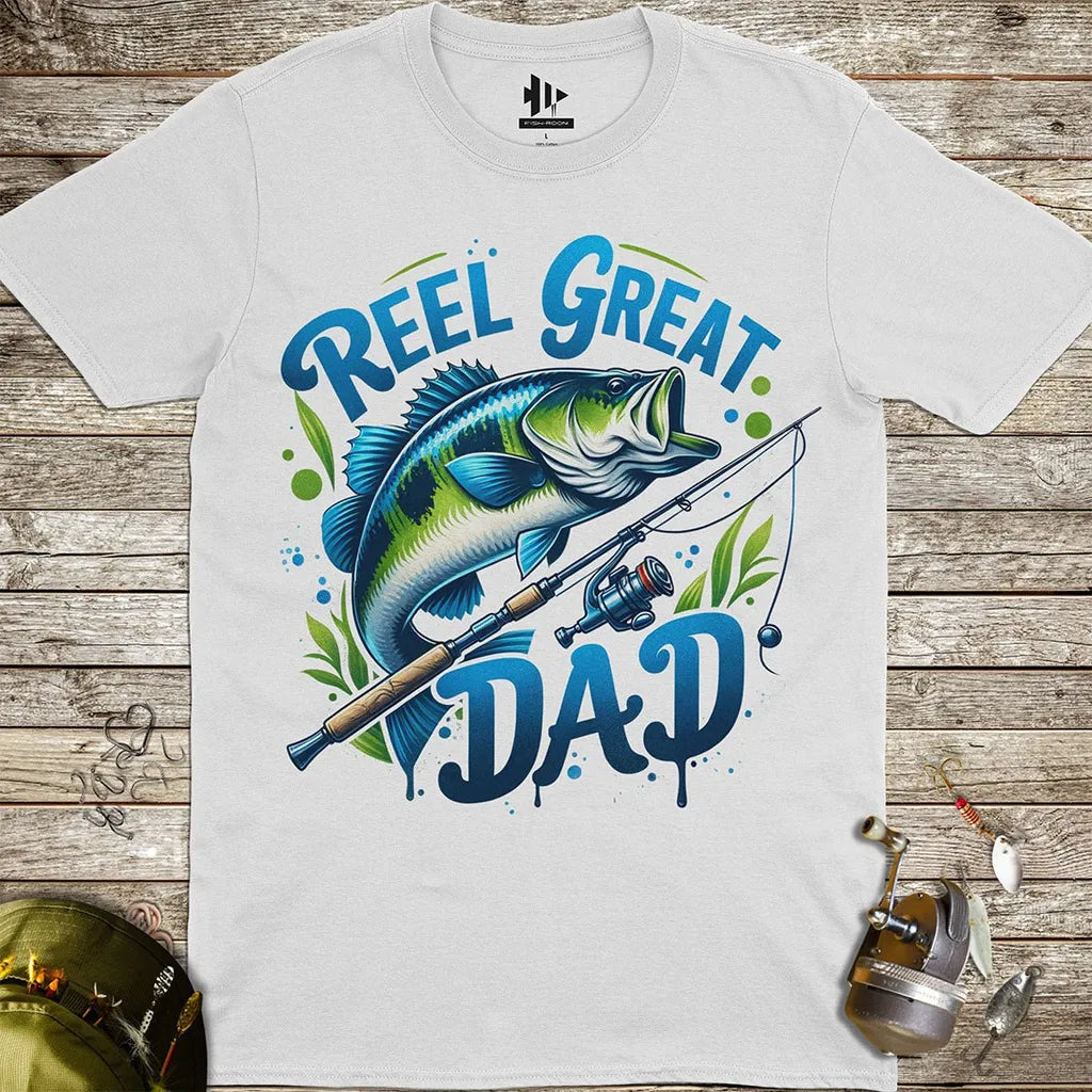 Reel Great Dad Tee - FISH - ROOM LLC