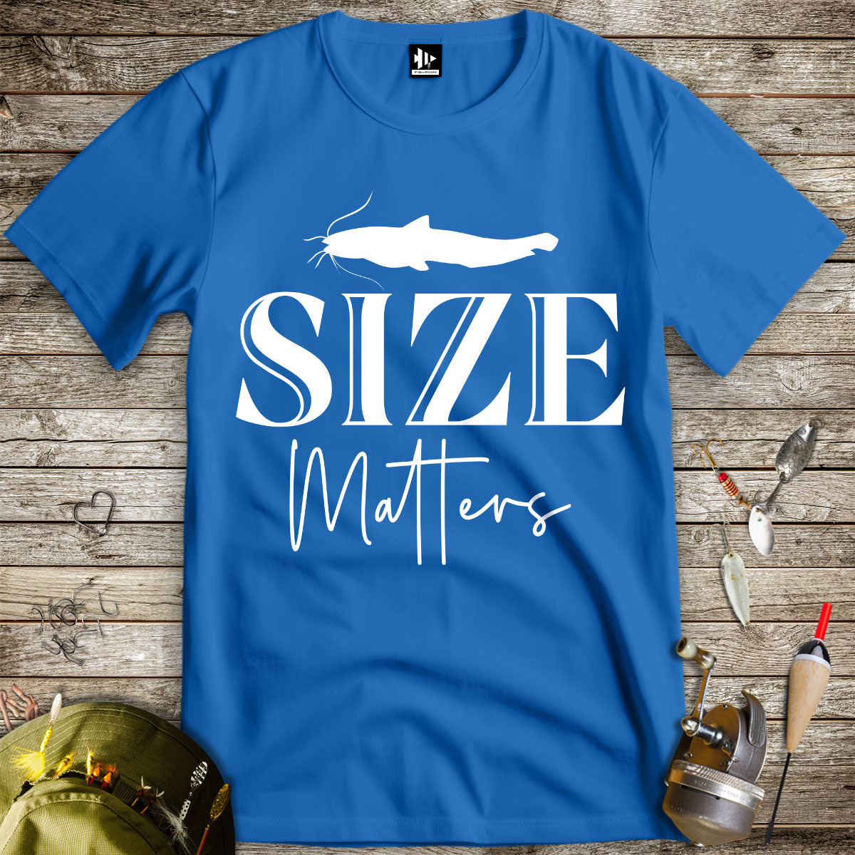 Size Matters Tee-funny fishing t shirt-FISH-ROOM LLC