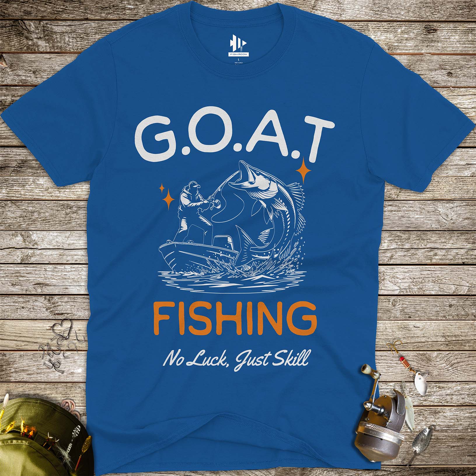 GOAT Fishing Tee - FISH-ROOM LLC