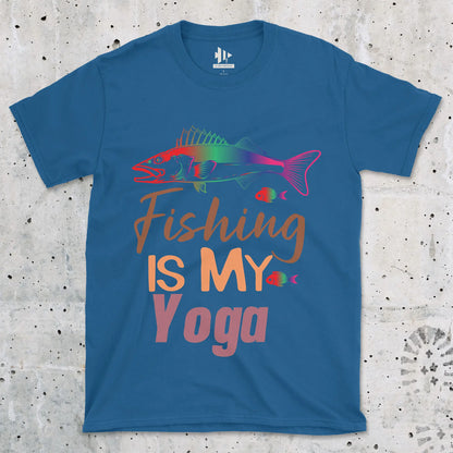 Royal, Fishing Is My Yoga Tee – fish-room