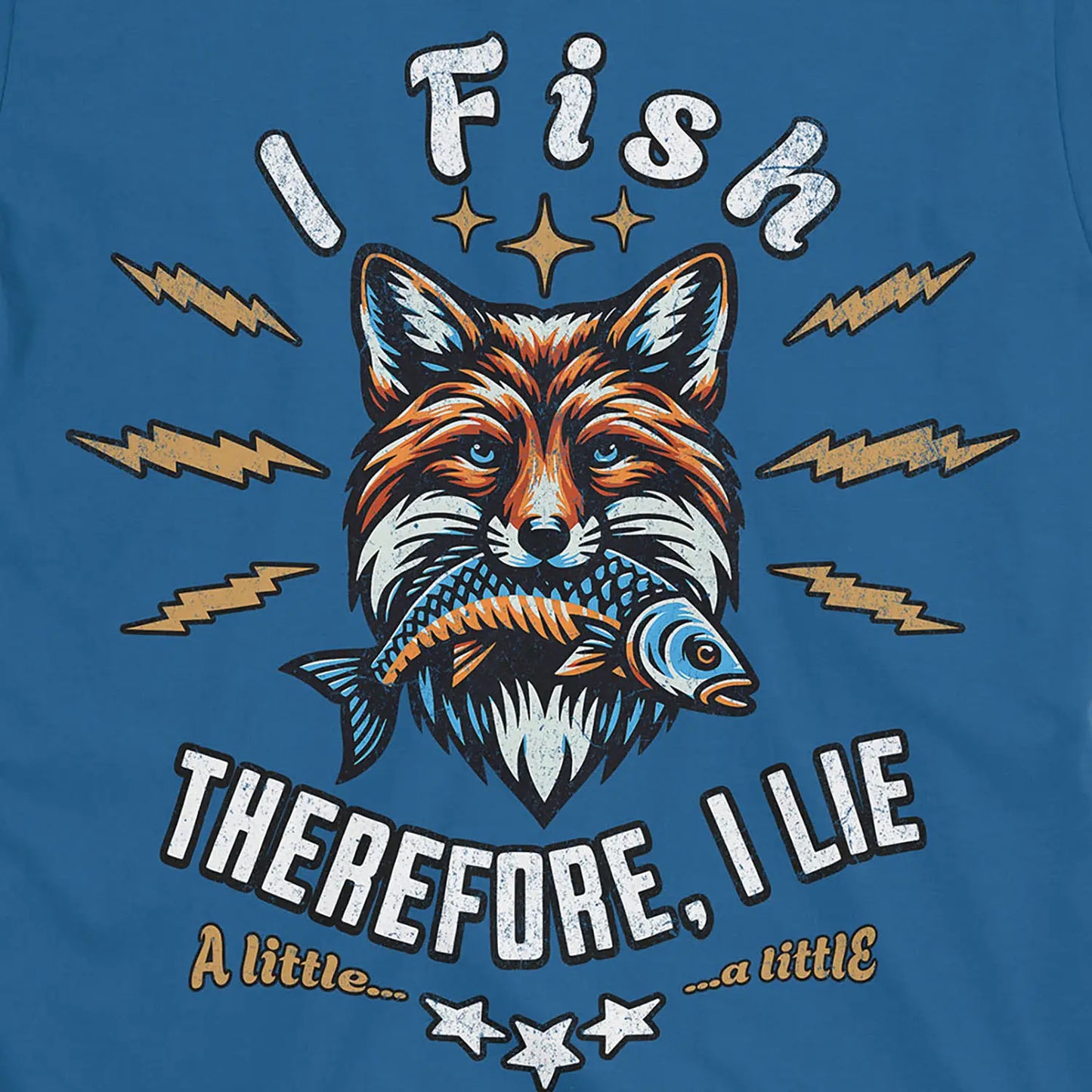 Royal, I Fish, Therefore I Lie... A Little Tee – fish-room