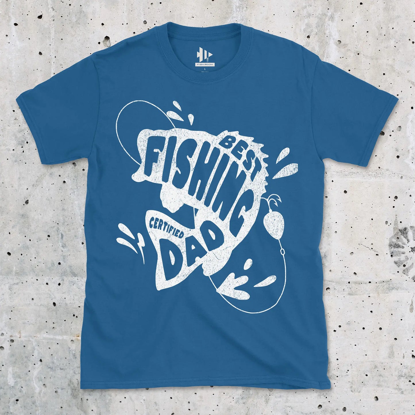 Royal, Certified Best Fishing Dad Tee – fish-room