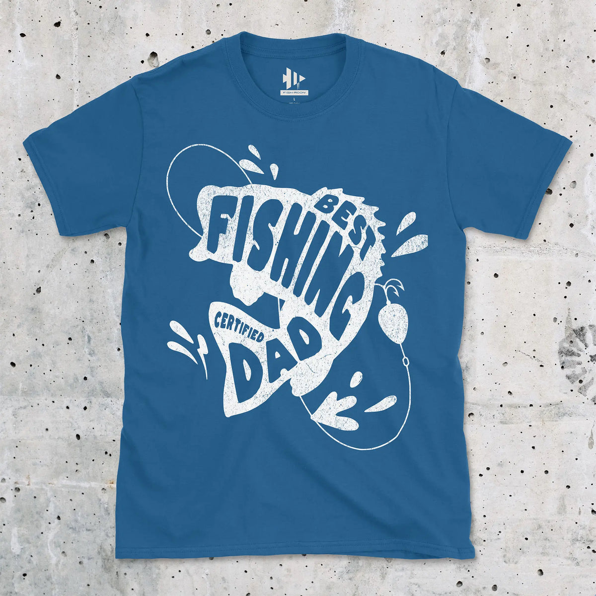 Royal, Certified Best Fishing Dad Tee – fish-room