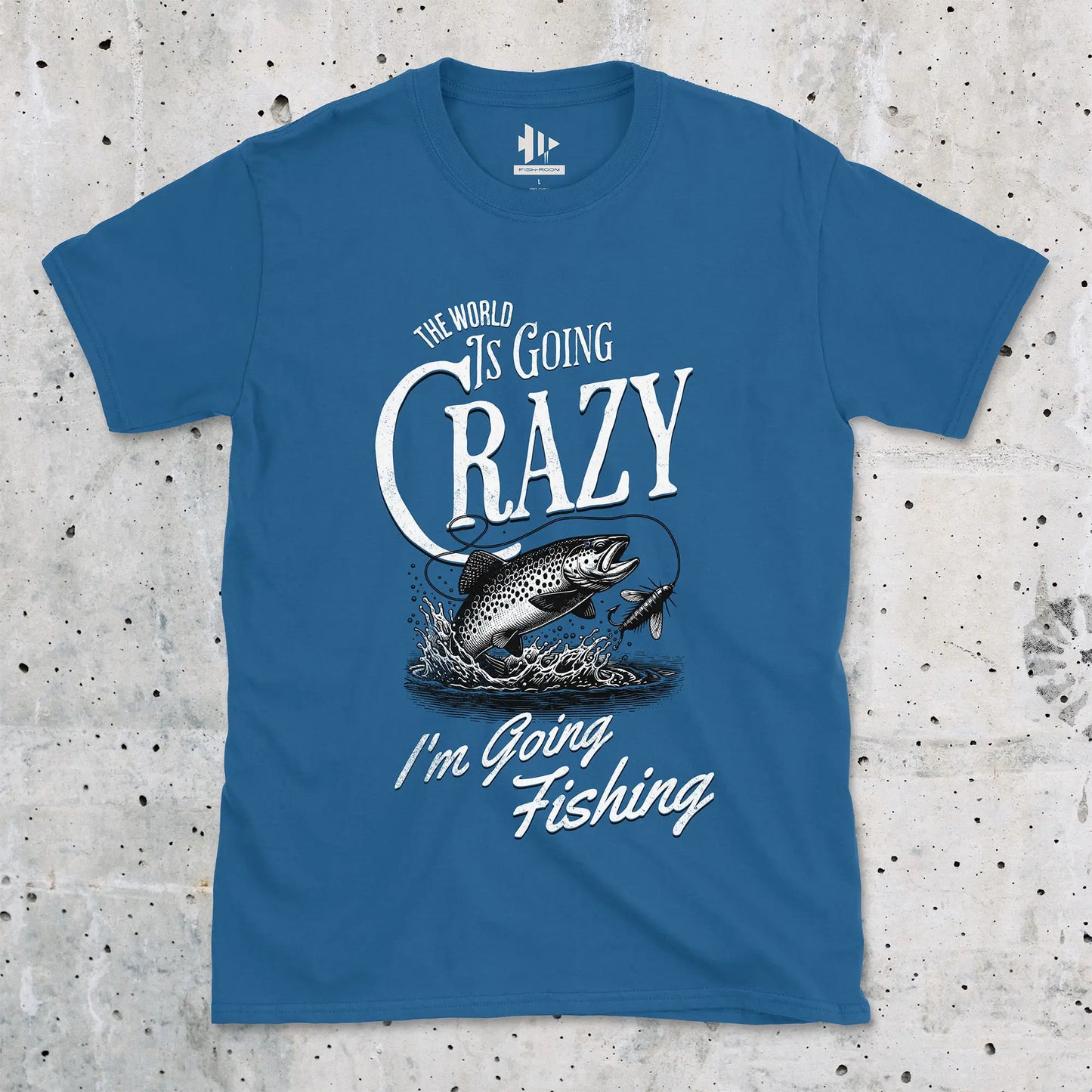 Royal, The World Is Going Crazy Tee – fish-room