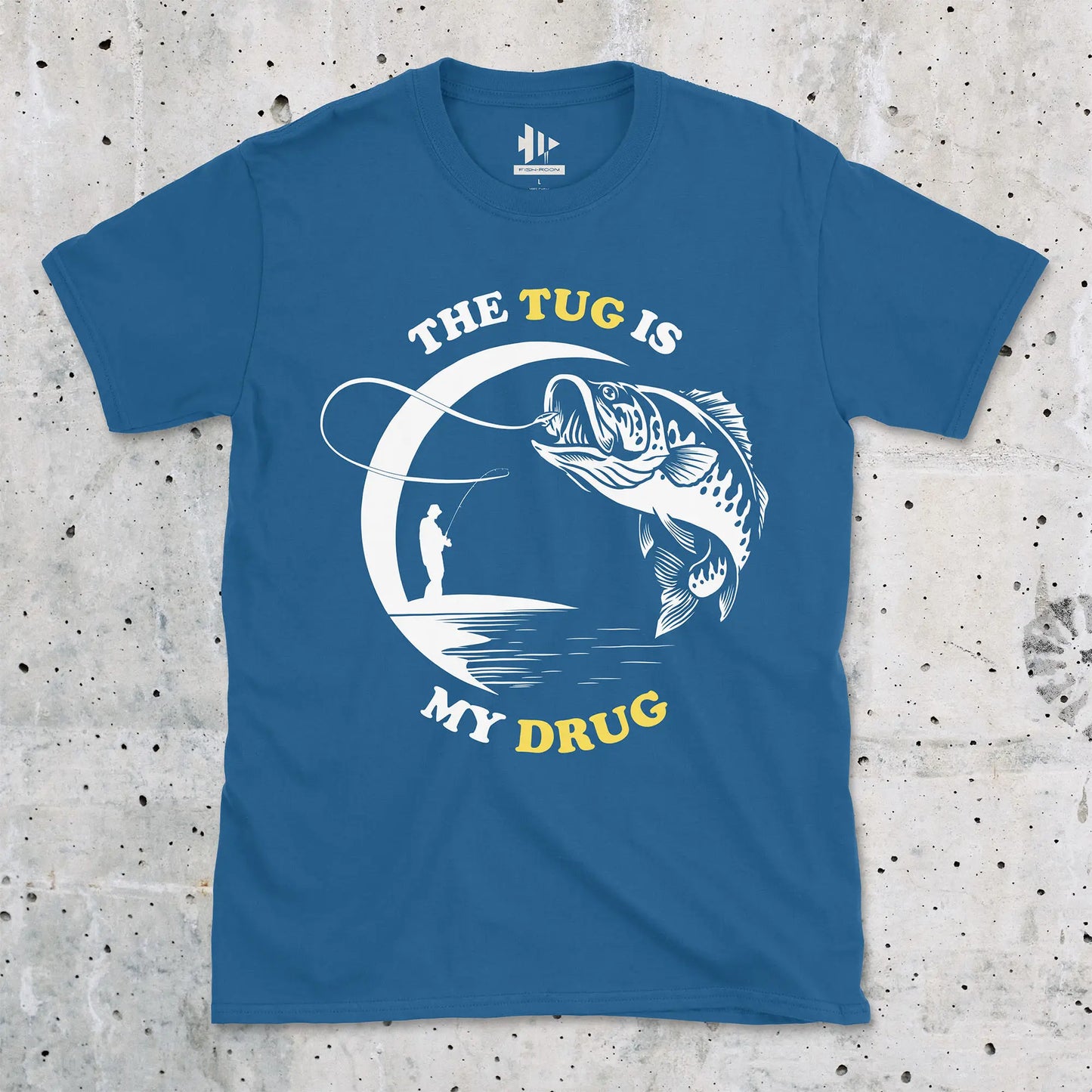 Royal, The Tug Is My Drug Tee – fish-room