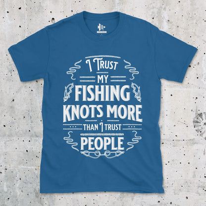 Royal, I Trust My Fishing Knots More Than I Trust People Tee – fish-room