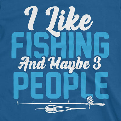 I Like Fishing Tee Royal T-Shirt