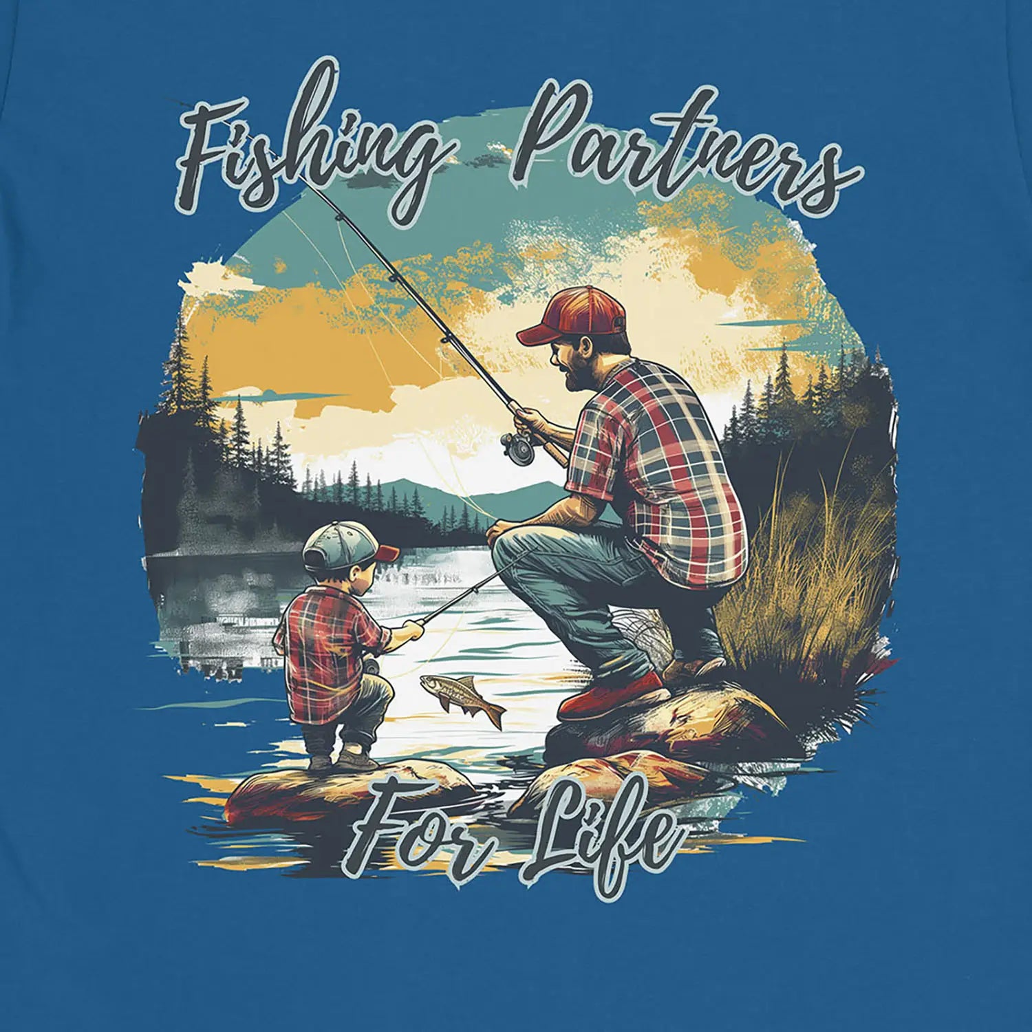 Royal, Fishing Partners for Life Tee – fish-room