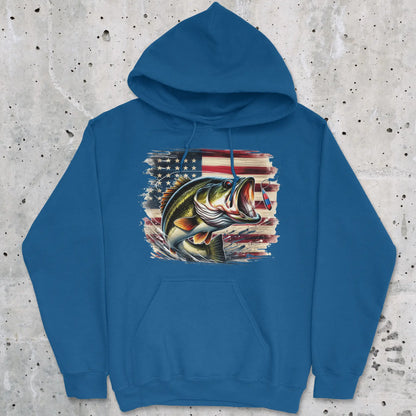 Royal, American Bass Hoodie – fish-room