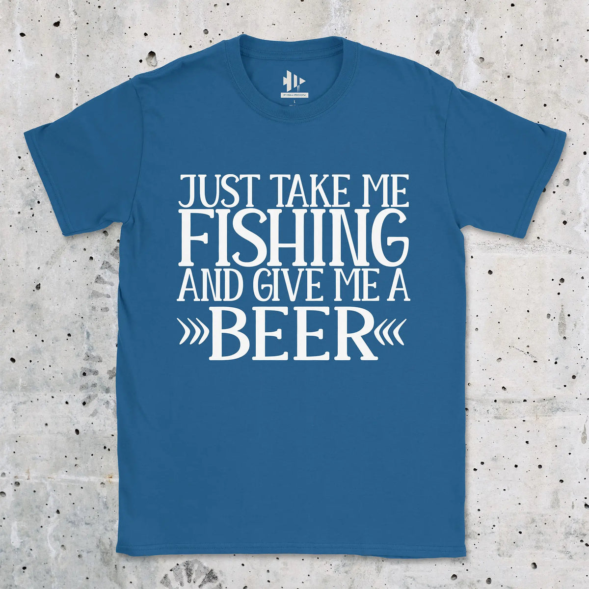 Royal, Just Take Me Fishing Tee – fish-room
