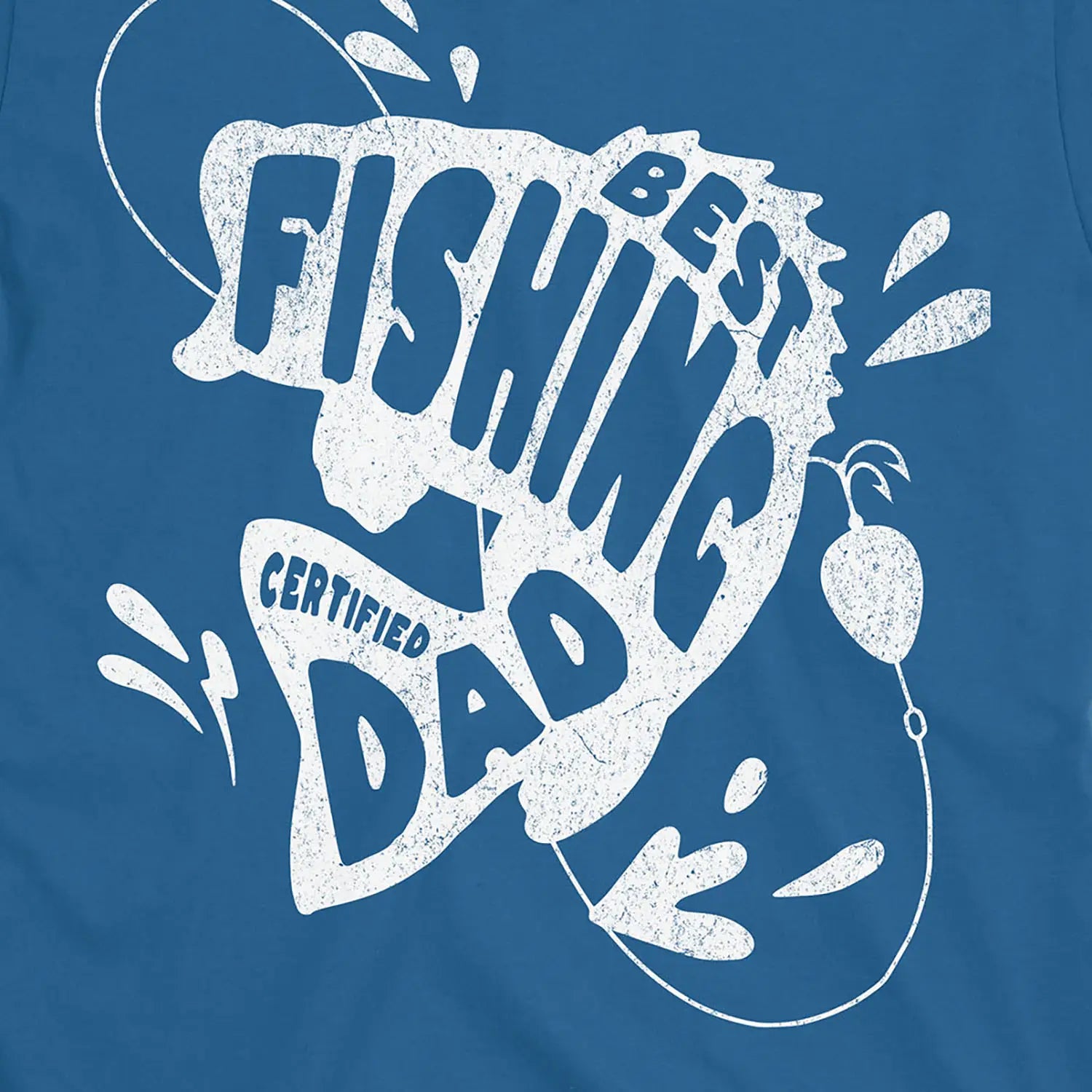 Royal, Certified Best Fishing Dad Tee – fish-room