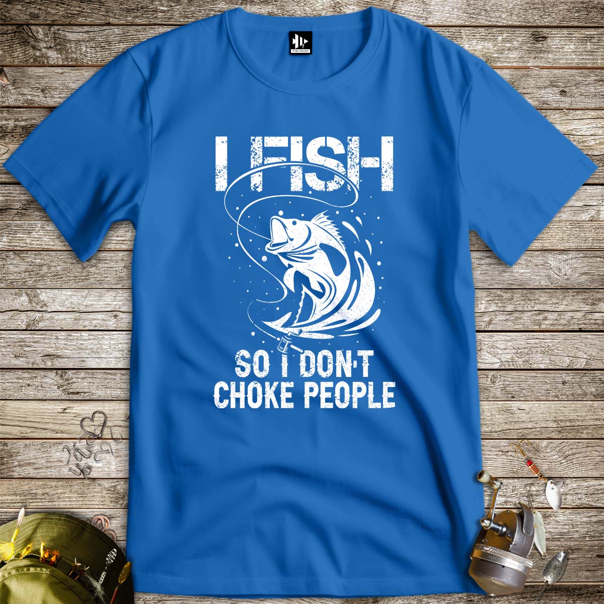 Fish Not to Choke Tee-funny fishing t shirt-FISH-ROOM LLC