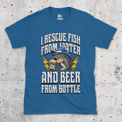 Beer & Bass – Classic Combo Tee Royal T-Shirt