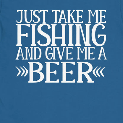 Royal, Just Take Me Fishing Tee – fish-room